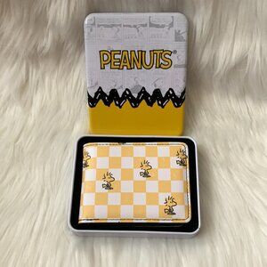 PEANUTS Woodstock Checkerboard Wallet